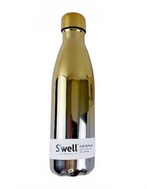 NEW S'WELL vacuum-insulated 17 oz bottles in gold